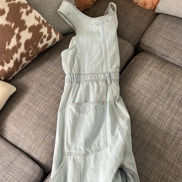 We the free could nine denim jumpsuit - Picture 5 of 7